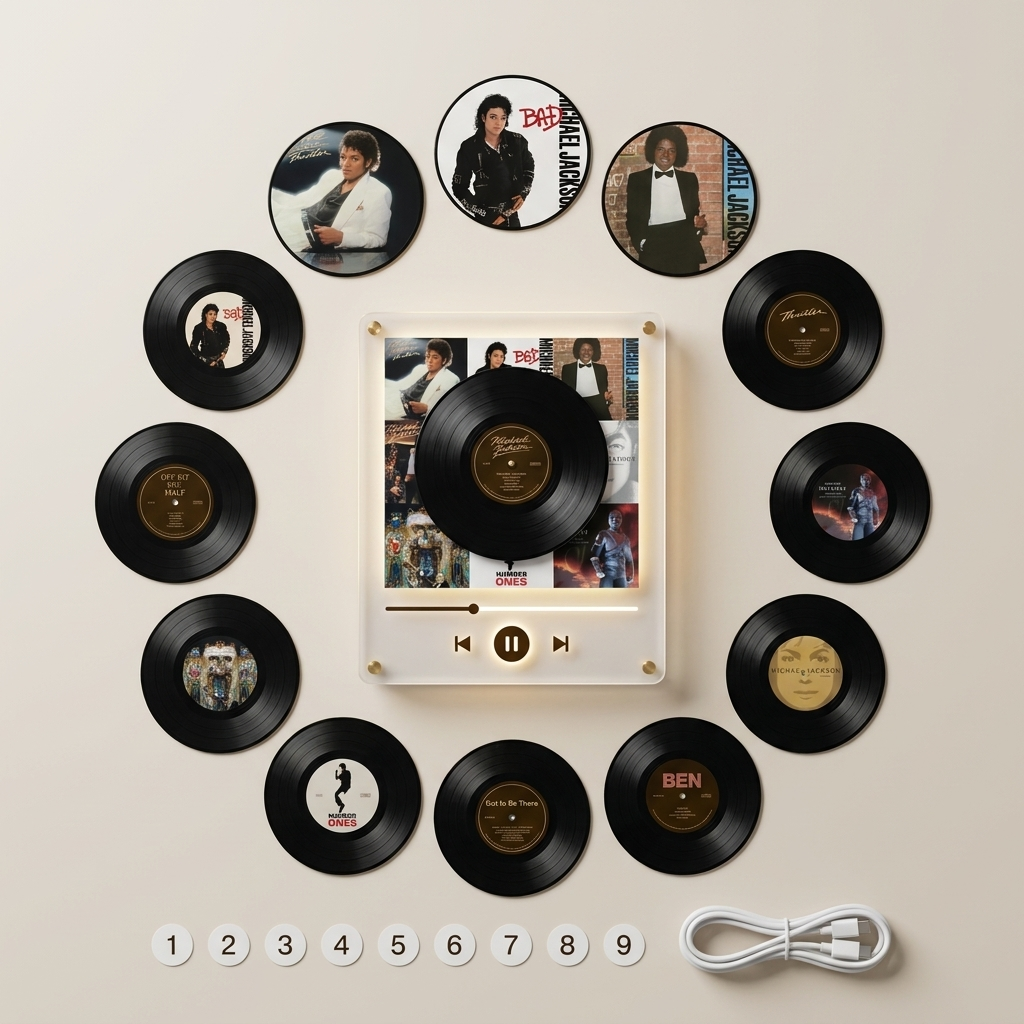 What's in the box flat lay